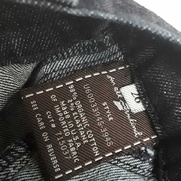 Seven 7 Dark Wash Organic Denim High Rise Jeans 26 - Picture 3 of 15